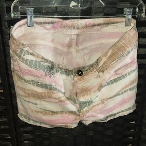 DL1961 Women's Pink and Brown Jean Shorts